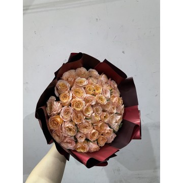 50 Pink Roses - Pink Romance | Floral Bouquet