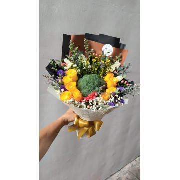 Spring Glow | Vegetable x Floral Bouquet