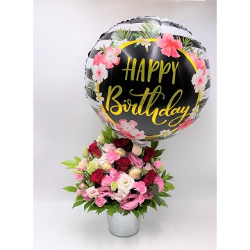 Floral Fancy Birthday Bundle | Flower Can