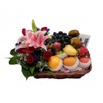 Speedy Recovery | Floral Basket x Fruits